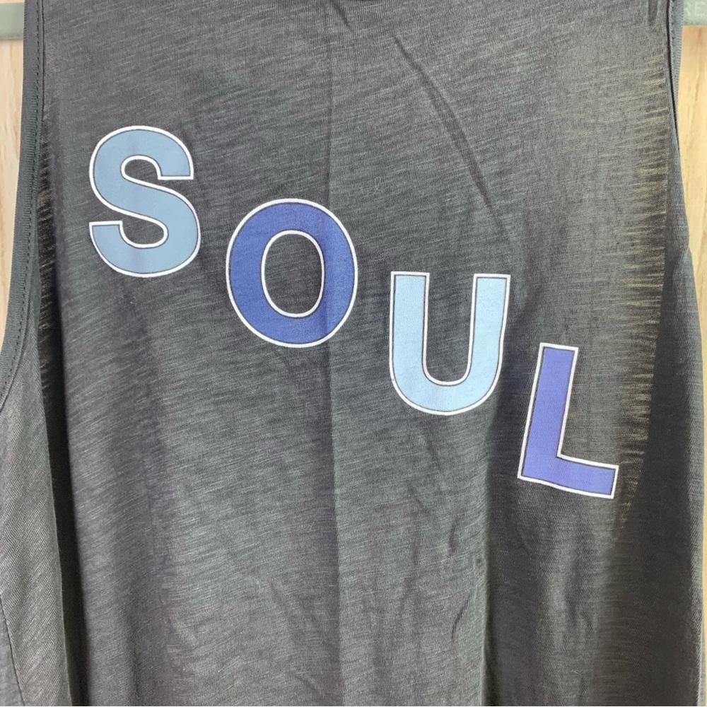 Soulcycle X Sundry Tank Size Medium
Back seam has been cut as seen in pictures. - Picture 2 of 6